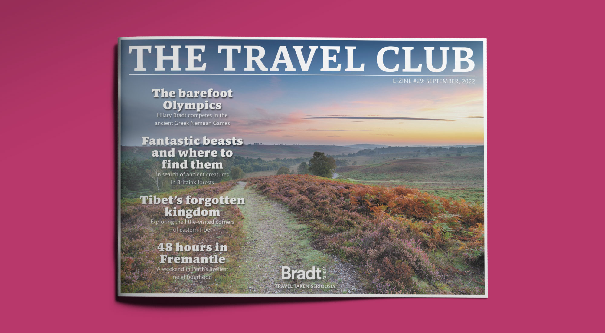 The Travel Club E-Magazine Front Cover