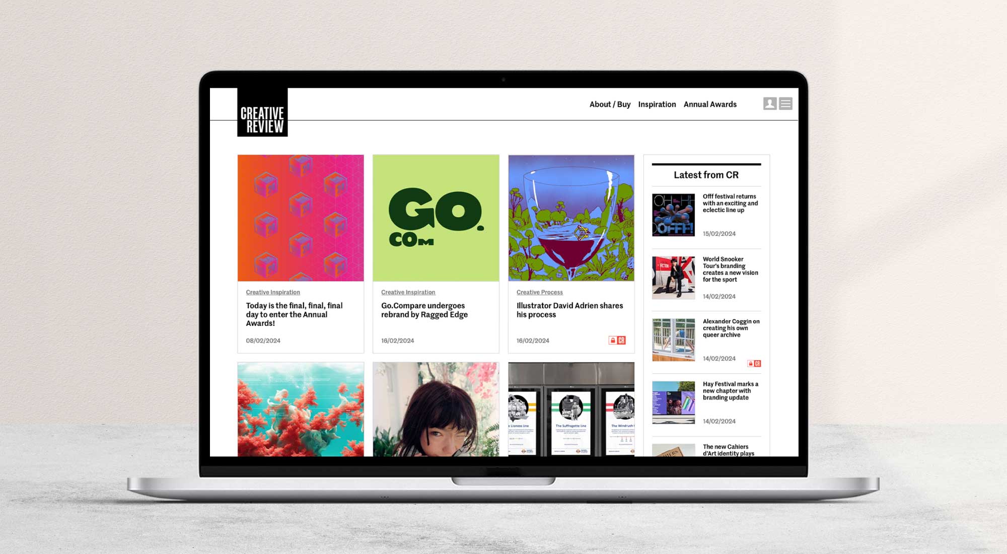 Creative Review Homepage