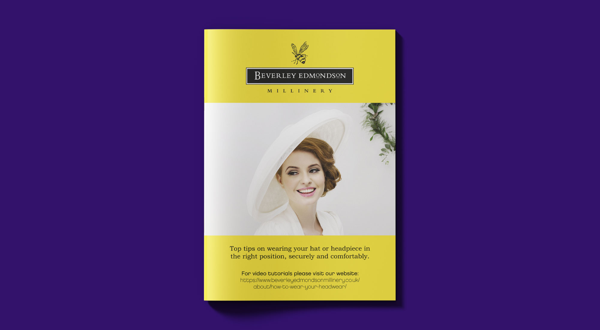 Marketing Materials – How to wear your Hat Leaflet