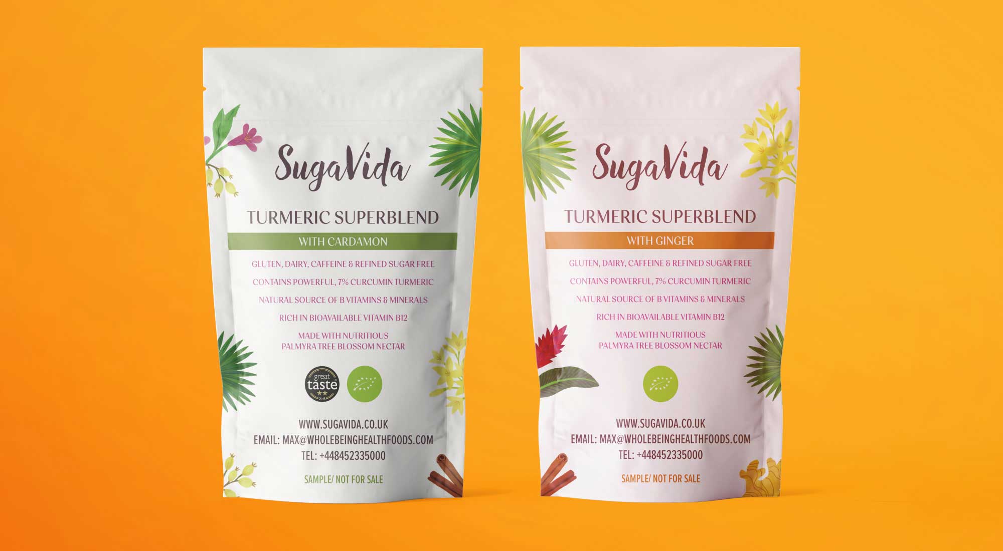 Two Turmeric Superblend Pouches