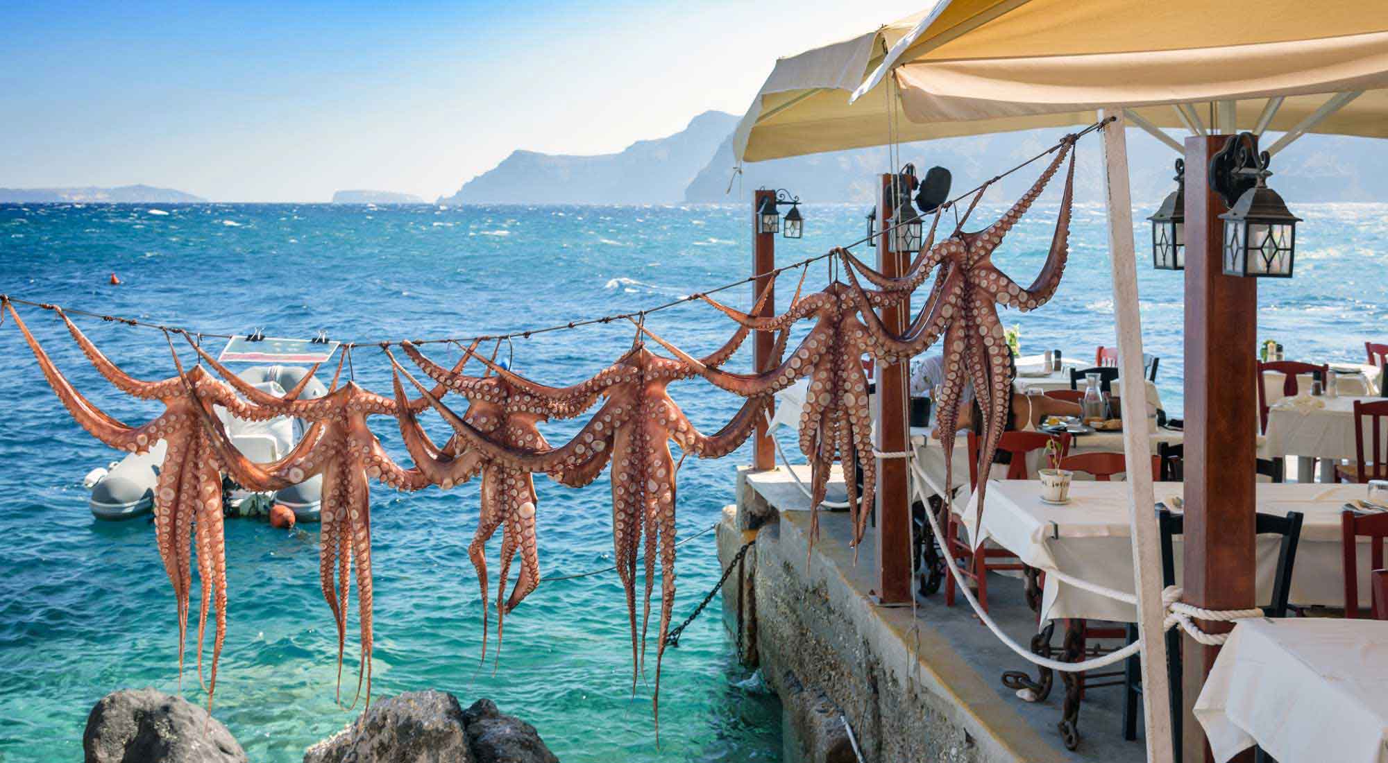 Restaurant over looking the ocean